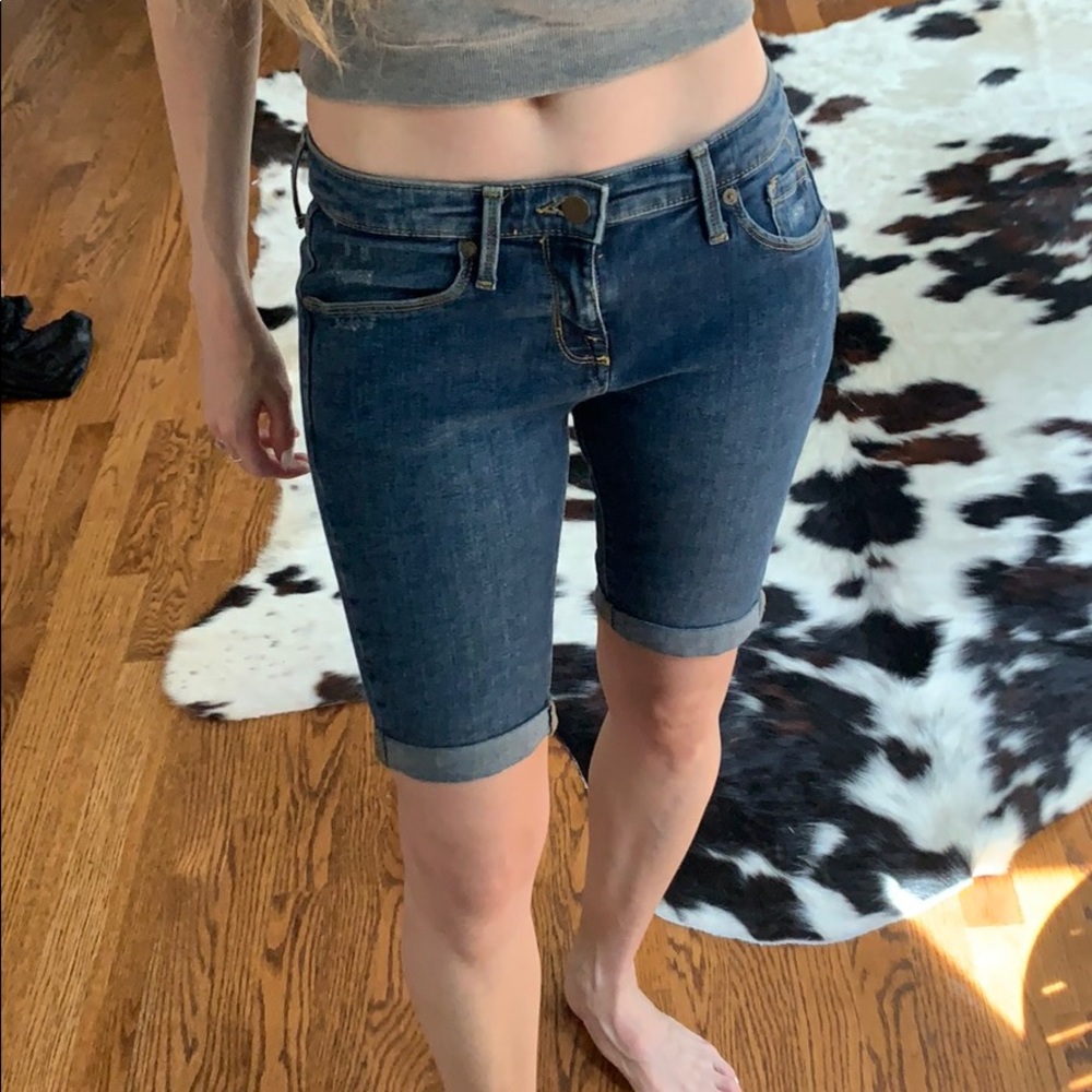 Bermuda denim shorts